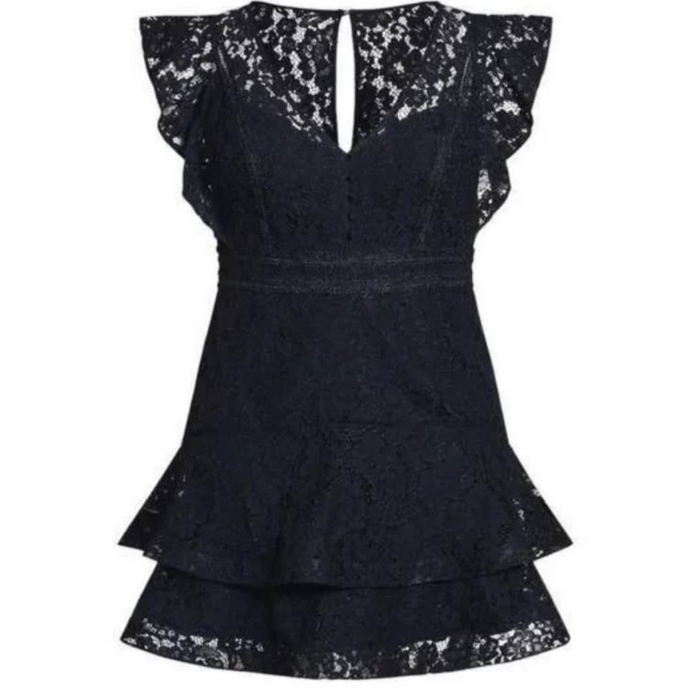 City Chic Black Lace Dress